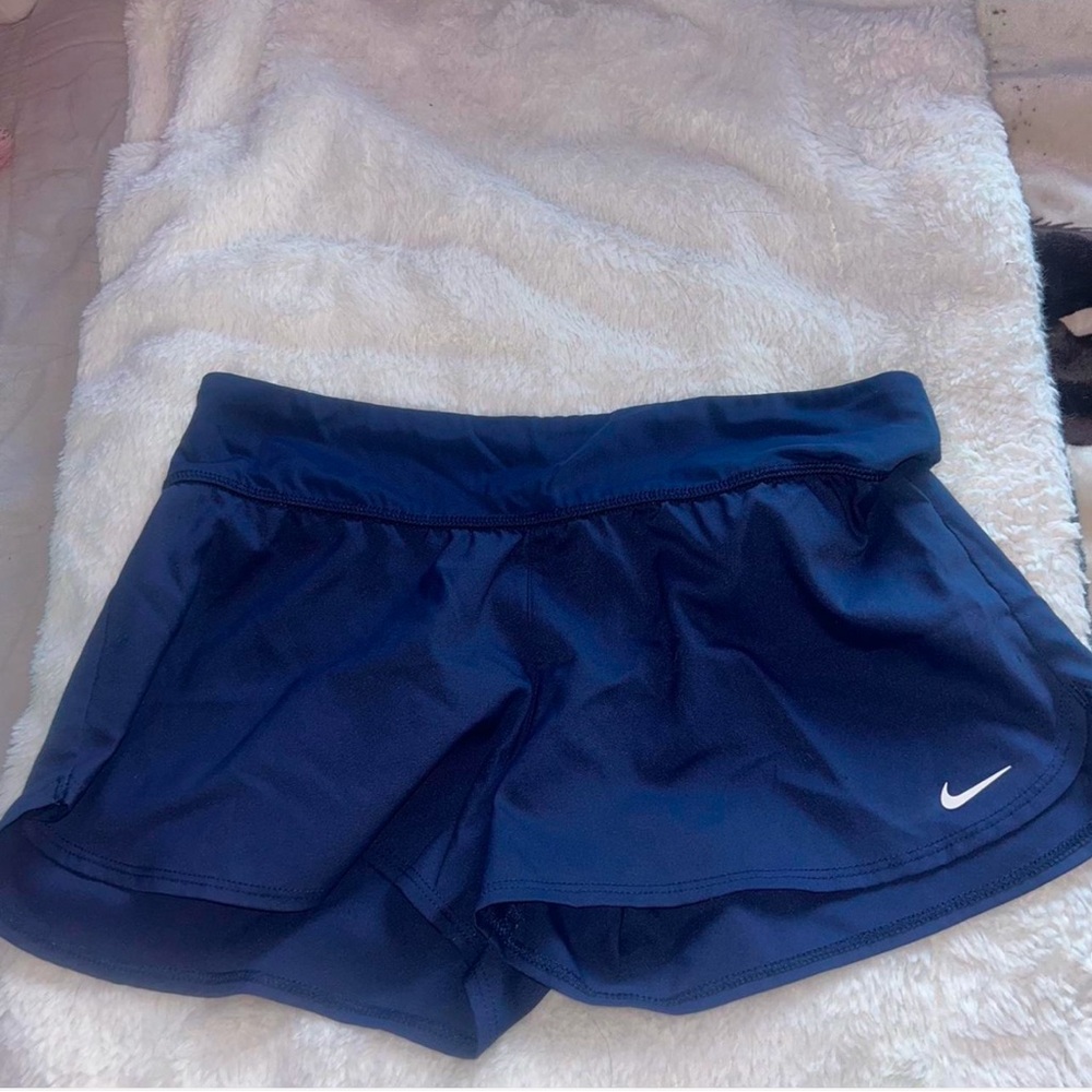 Nike Women's Navy Blue Shorts